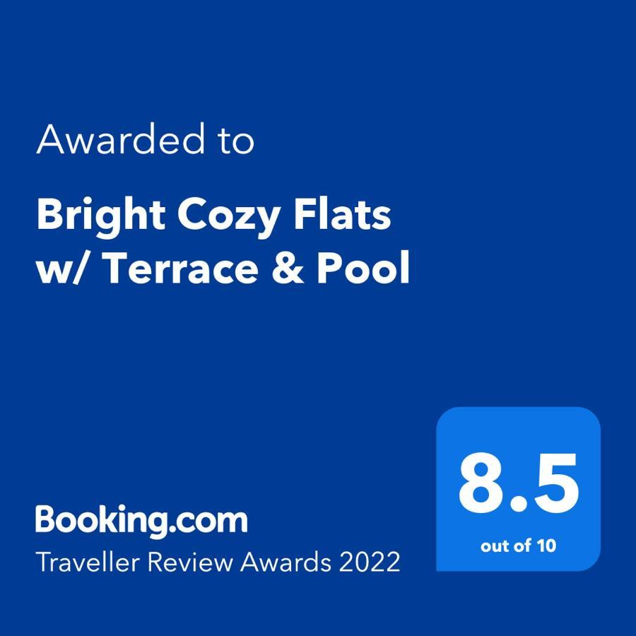 Host Wise - Bright Cozy Flats W Terrace & Pool Apartment Куартейра Екстериор снимка